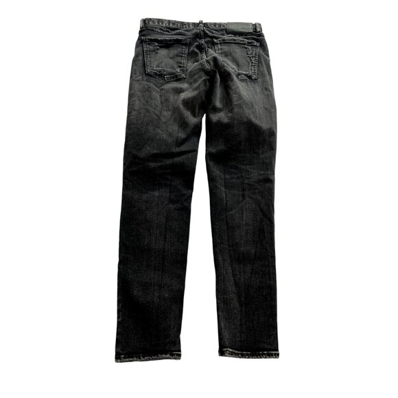 MOUSSY Vintage Lenwood Distressed Skinny Jeans in Black - Picture 3 of 6